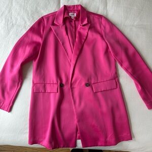 Pink Silky Blazer